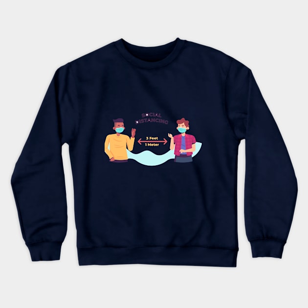 6 feet Crewneck Sweatshirt by King Tiger